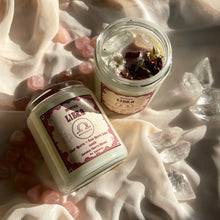 Load image into Gallery viewer, LIBRA CRYSTAL ZODIAC CANDLE