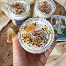 Load image into Gallery viewer, SAGITTARIUS ZODIAC CRYSTAL CANDLE