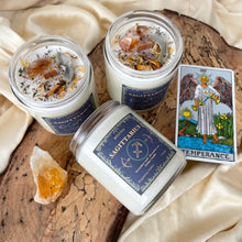 Load image into Gallery viewer, SAGITTARIUS ZODIAC CRYSTAL CANDLE