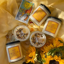 Load image into Gallery viewer, LEO CRYSTAL ZODIAC CANDLE