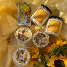 Load image into Gallery viewer, LEO CRYSTAL ZODIAC CANDLE