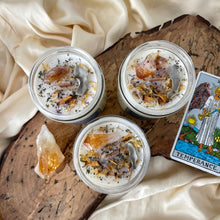 Load image into Gallery viewer, SAGITTARIUS ZODIAC CRYSTAL CANDLE