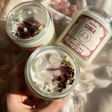 Load image into Gallery viewer, LIBRA CRYSTAL ZODIAC CANDLE